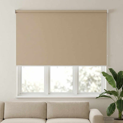 Rolgordijn UV-bescherming Beige 180 x 140 cm Polyester