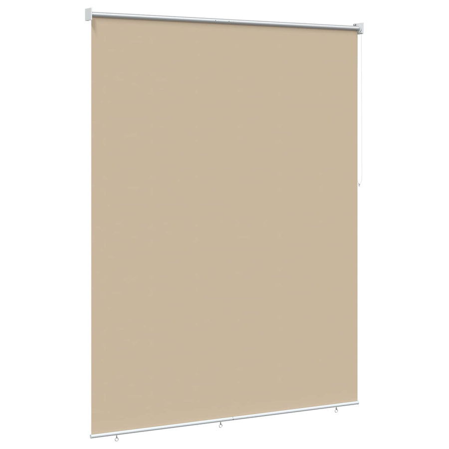 Rolgordijn UV-bescherming Beige 180 x 140 cm Polyester