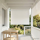 Roller Blind UV Protection White 100 x 140 cm Polyester