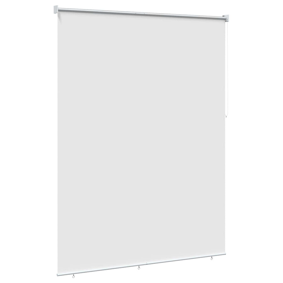Rolgordijn UV-bescherming Wit 180 x 140 cm Polyester