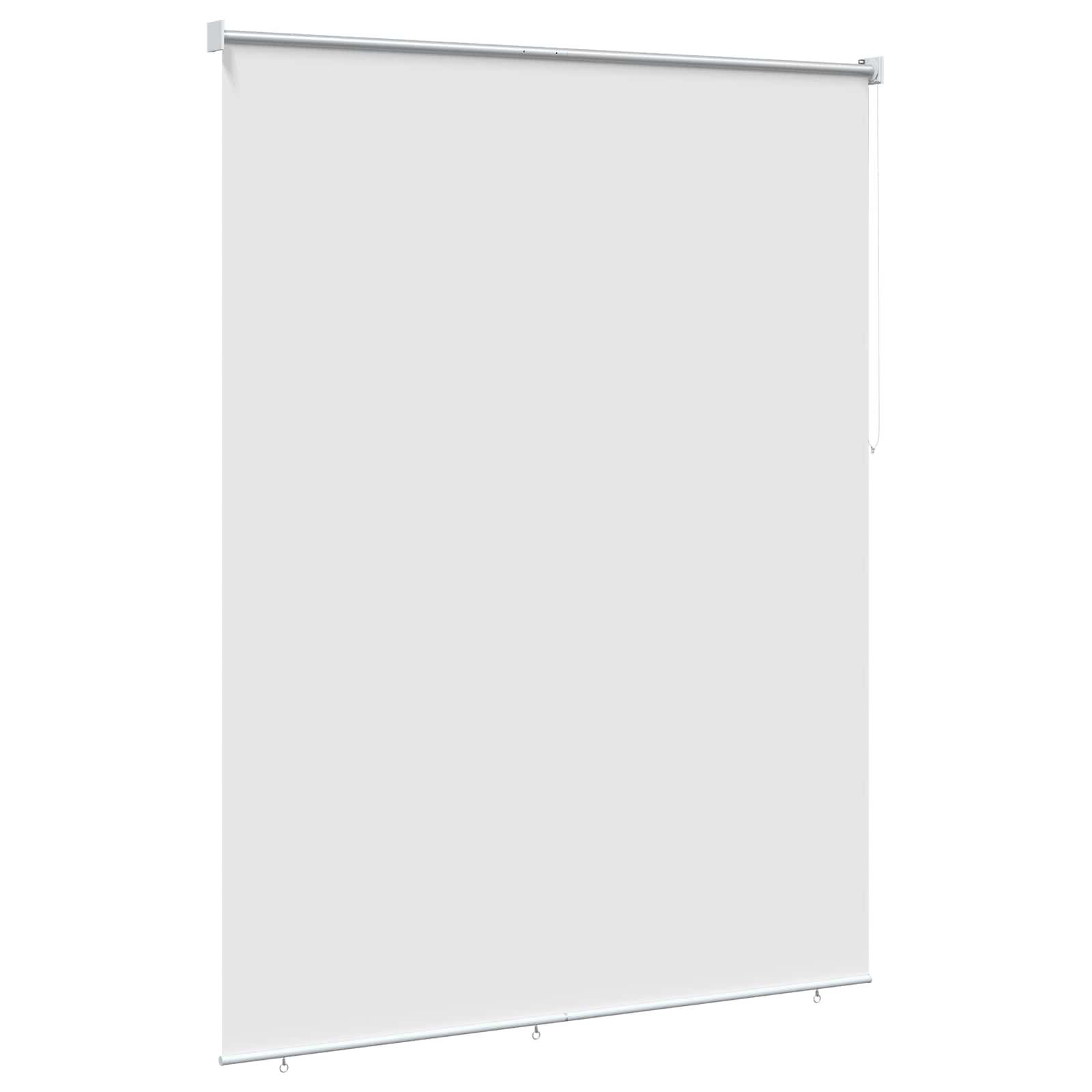 Rolgordijn UV-bescherming Wit 200 x 140 cm Polyester
