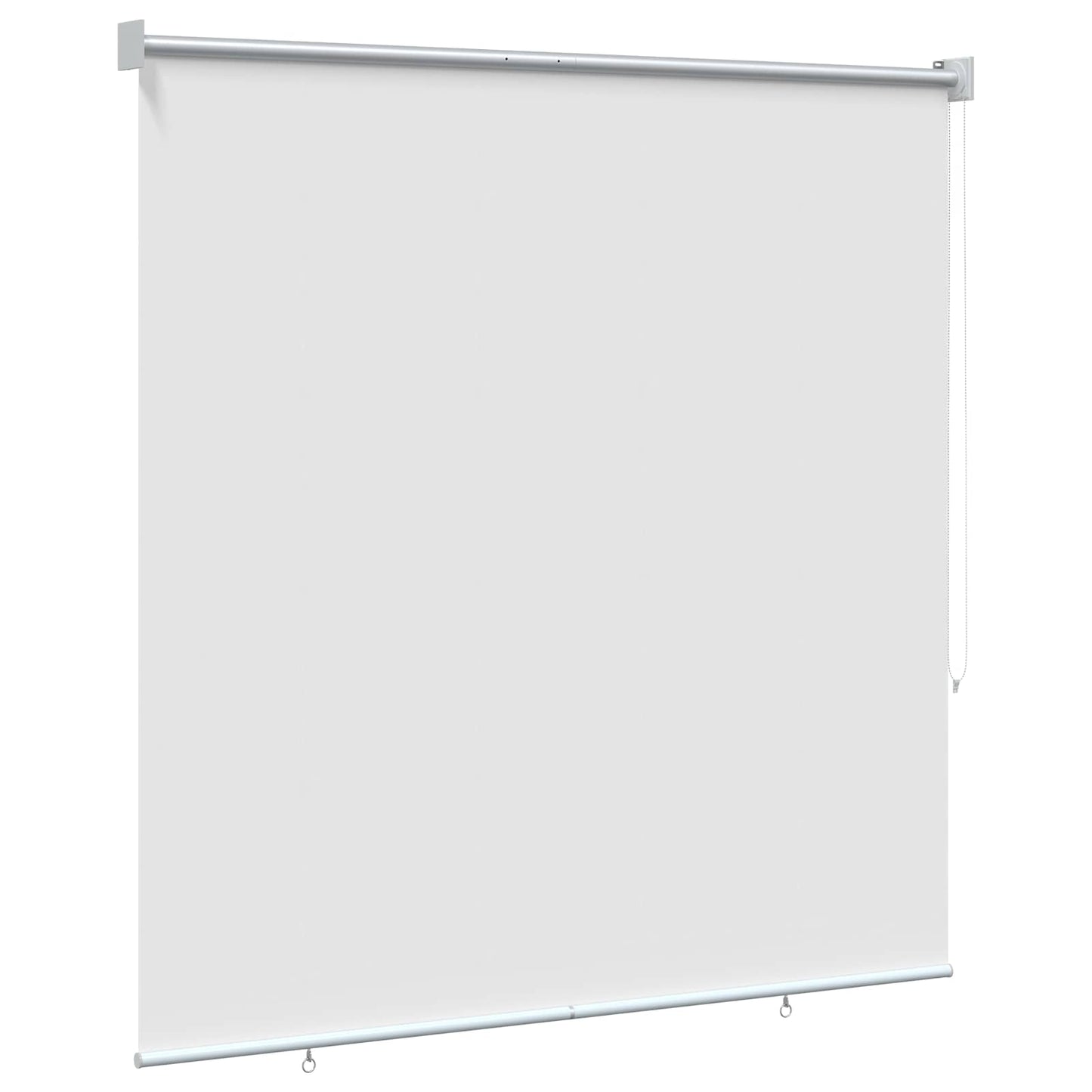 Rolgordijn UV-bescherming Wit 120 x 230 cm Polyester