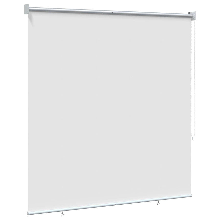 Rolgordijn UV-bescherming Wit 140 x 230 cm Polyester