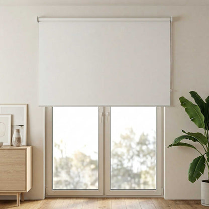 Rolgordijn UV-bescherming Wit 160 x 230 cm Polyester