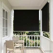 Rolgordijn UV-bescherming Zwart 100 x 140 cm Polyester
