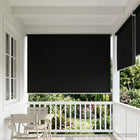 Black UV Protection Roller Blind 140 x 140 cm Polyester