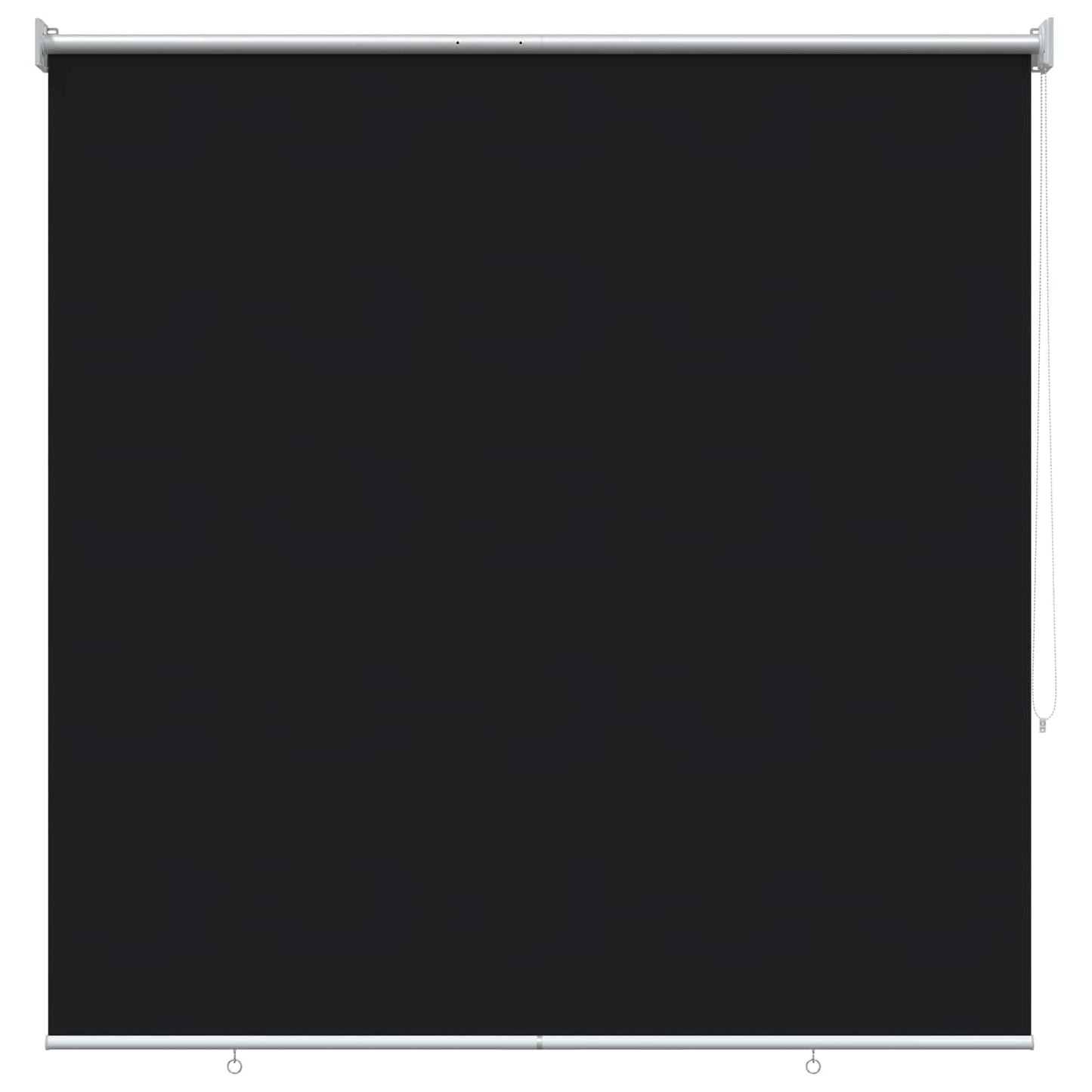 Rolgordijn UV-bescherming Zwart 140 x 140 cm Polyester