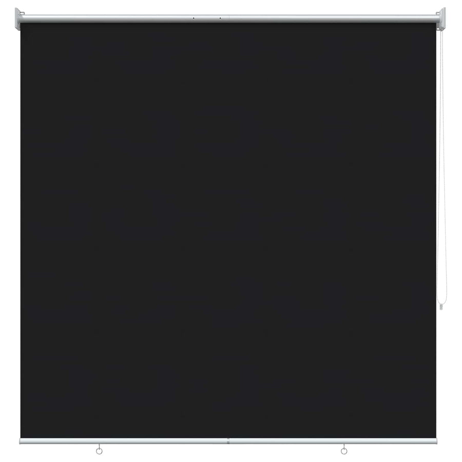 Rolgordijn UV-bescherming Zwart 140 x 140 cm Polyester
