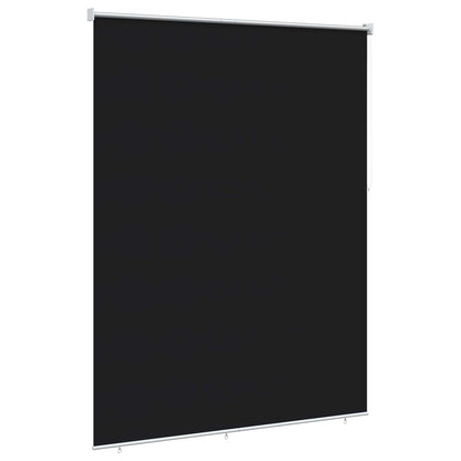 Rolgordijn UV-bescherming Zwart 160 x 140 cm Polyester