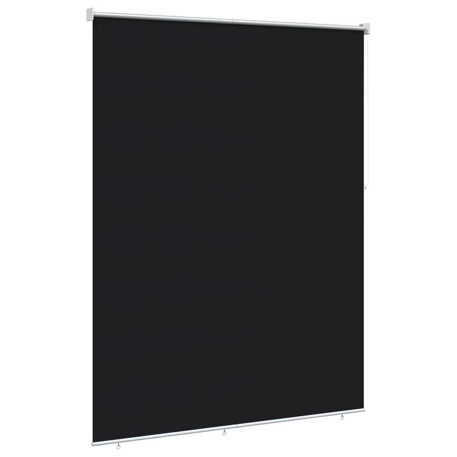 Rolgordijn UV-bescherming Zwart 160 x 140 cm Polyester