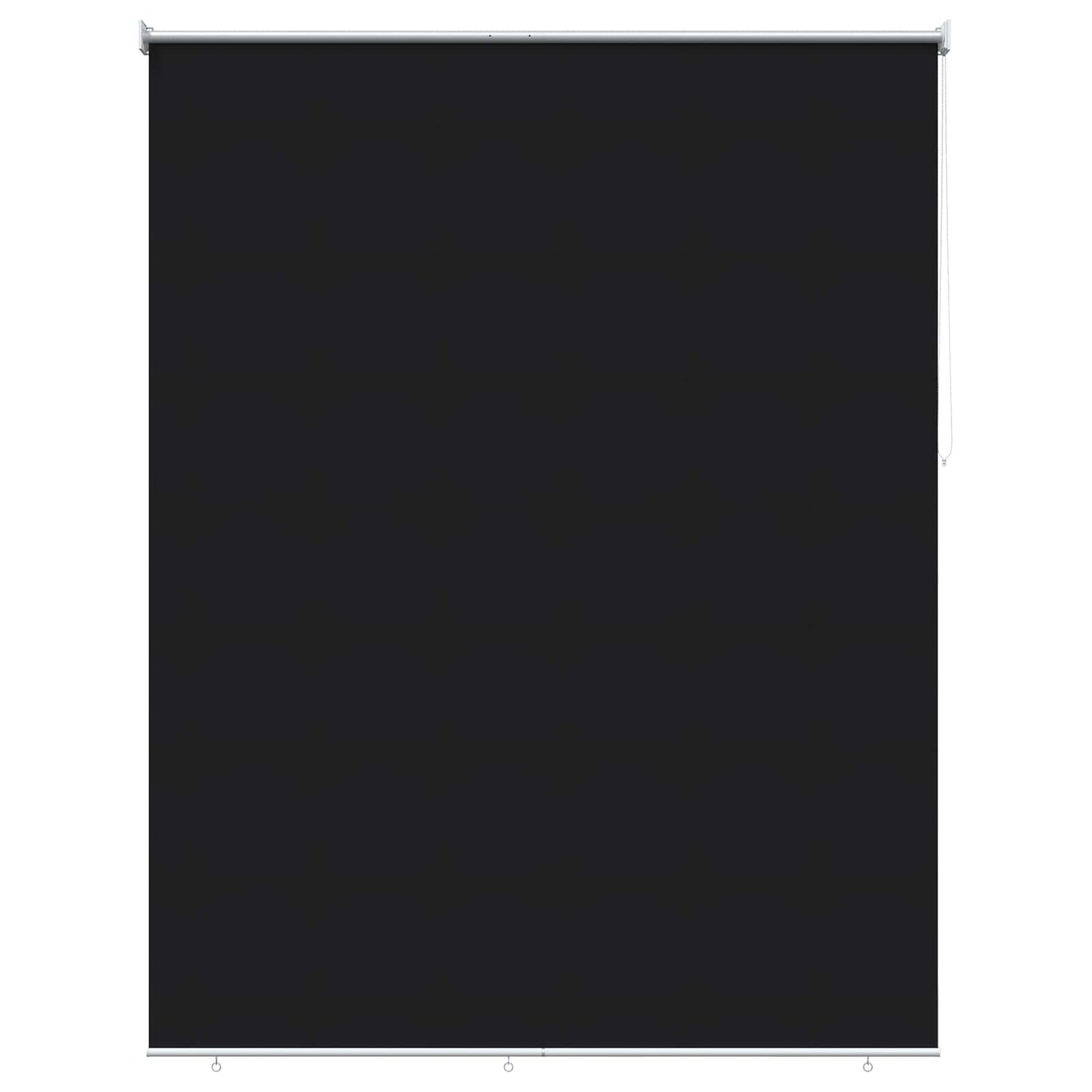 Rolgordijn UV-bescherming Zwart 200 x 140 cm Polyester