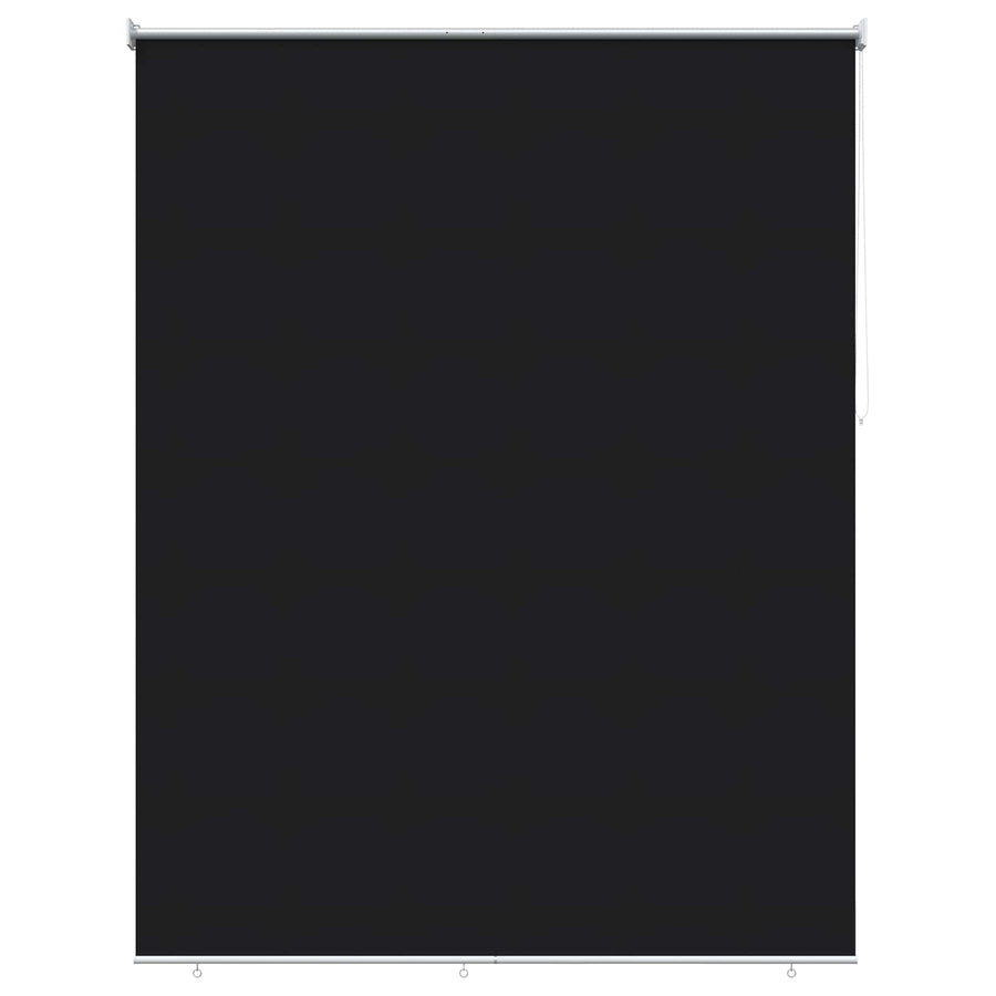 Rolgordijn UV-bescherming Zwart 160 x 230 cm Polyester