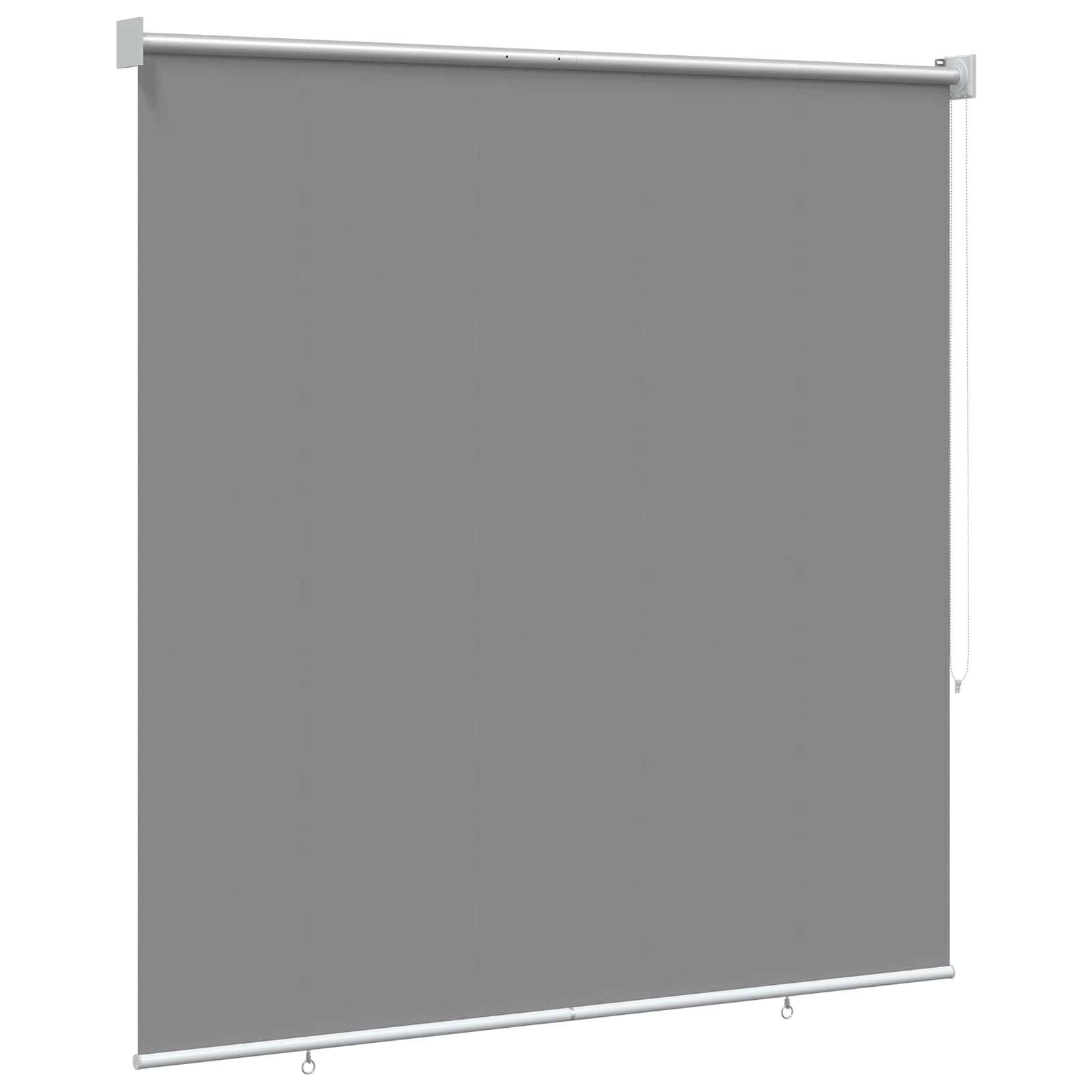 Rolgordijn UV-bescherming Lichtgrijs 140 x 140 cm Polyester