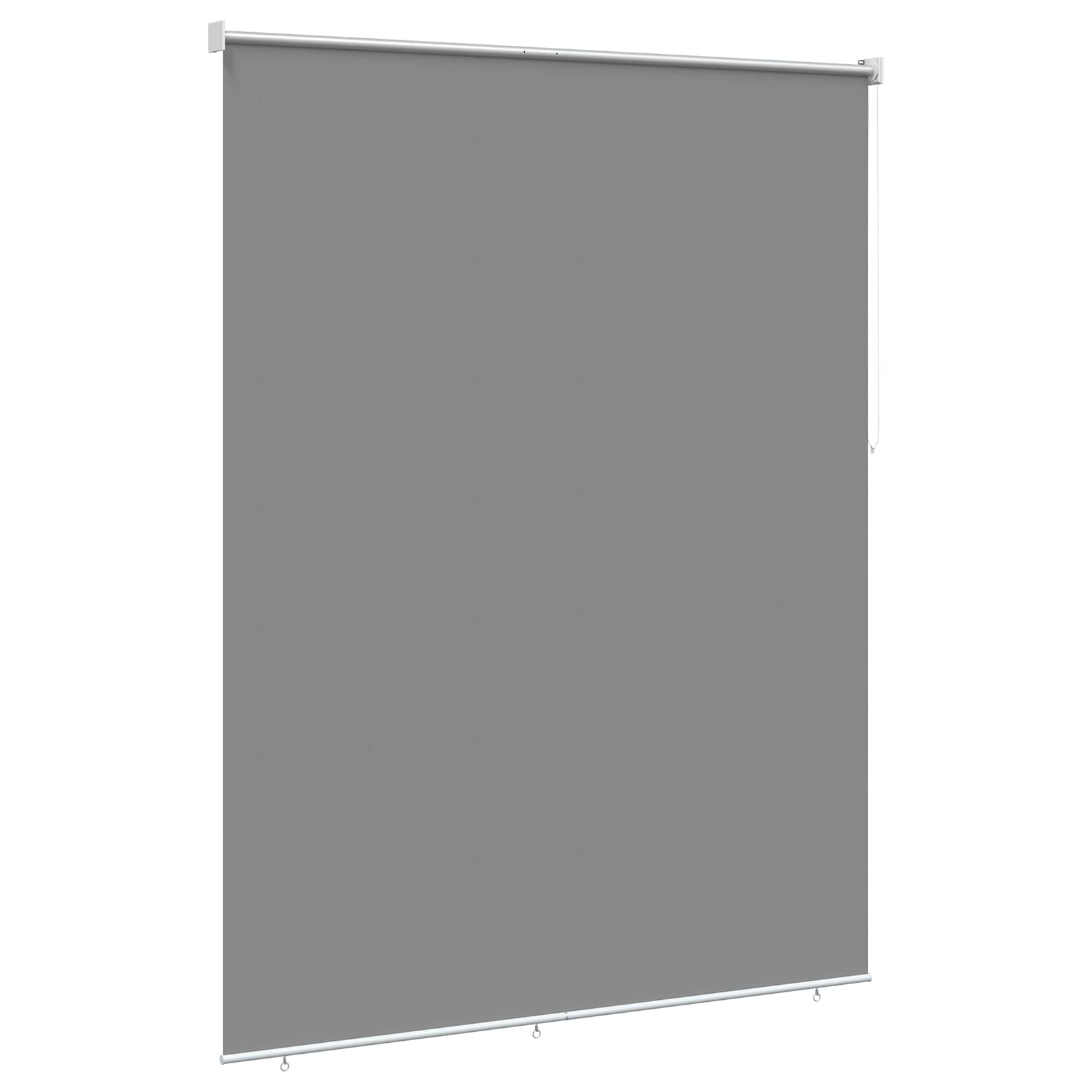 Rolgordijn UV-bescherming Lichtgrijs 180 x 140 cm Polyester