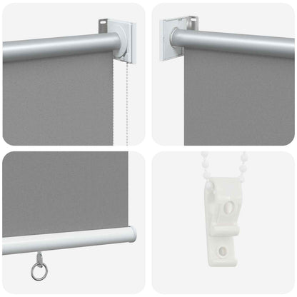 Rolgordijn UV-bescherming Lichtgrijs 200 x 140 cm Polyester