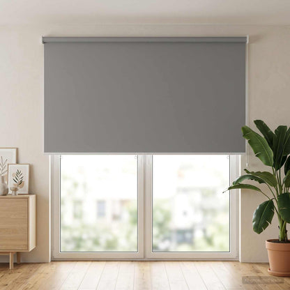 Rolgordijn UV-bescherming Lichtgrijs 160 x 230 cm Polyester