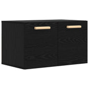 Wandkast 60x36,5x35 cm zwart eiken bewerkt hout