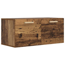 Wandkast Muurmontage Oud hout 80 x 36,5 x 35 cm Bewerkt hout