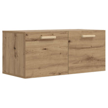 Wandkast Muurmontage Artisanaal eiken 80 x 36,5 x 35 cm