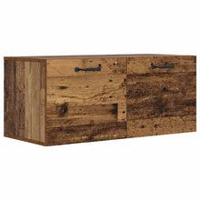 Wandkast Muurmontage Oud hout 80 x 36,5 x 35 cm Bewerkt hout