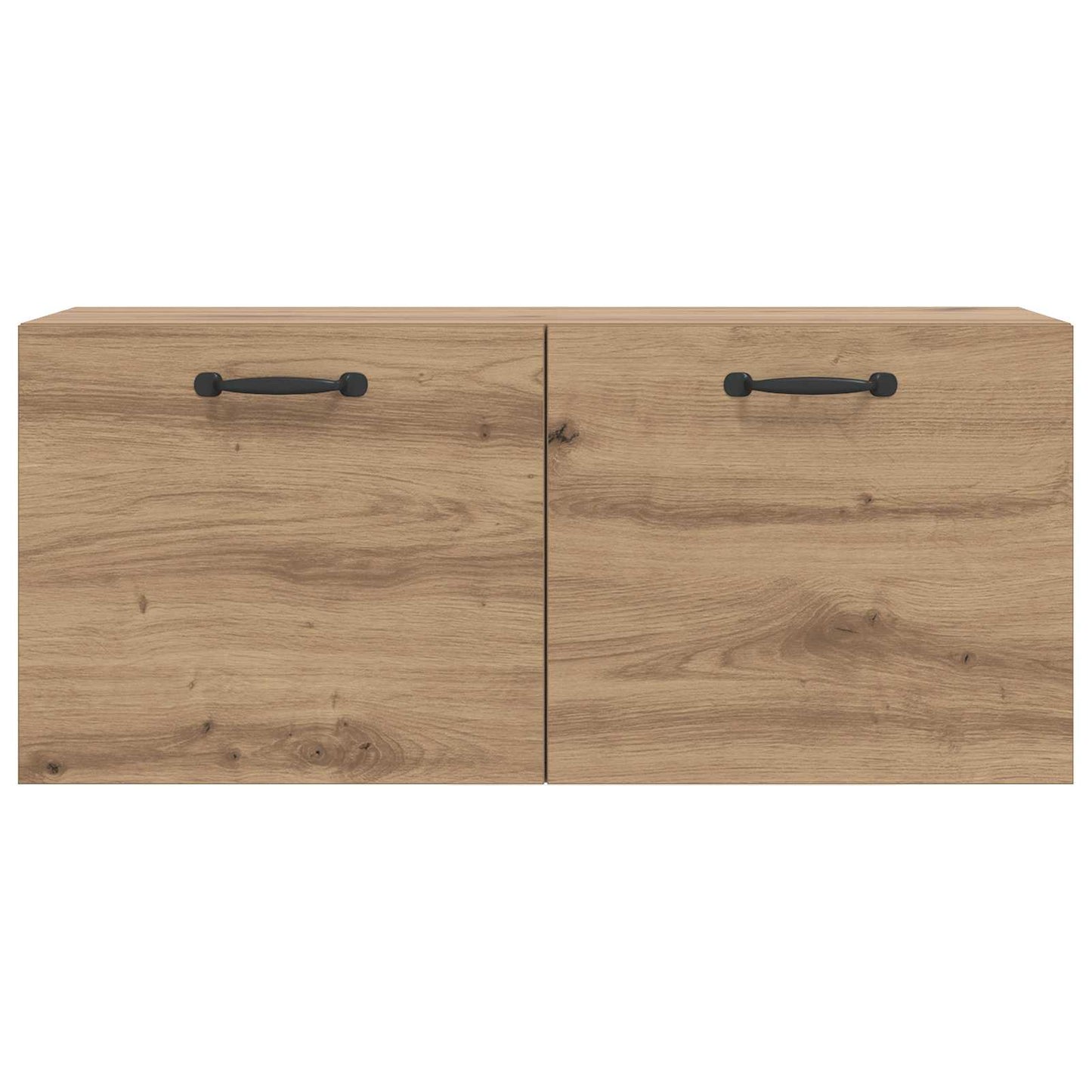 Wandkast Muurmontage Artisanaal eiken 80 x 36,5 x 35 cm