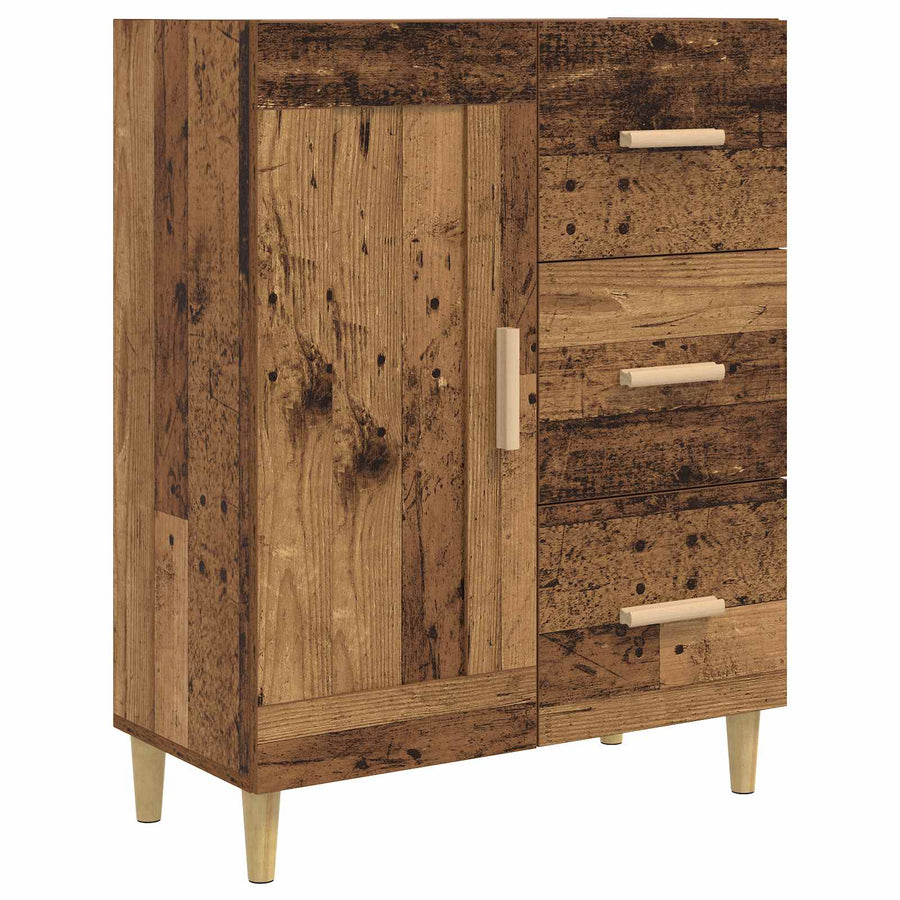 Dressoir Oud hout 69,5 x 34 x 90 cm Bewerkt hout