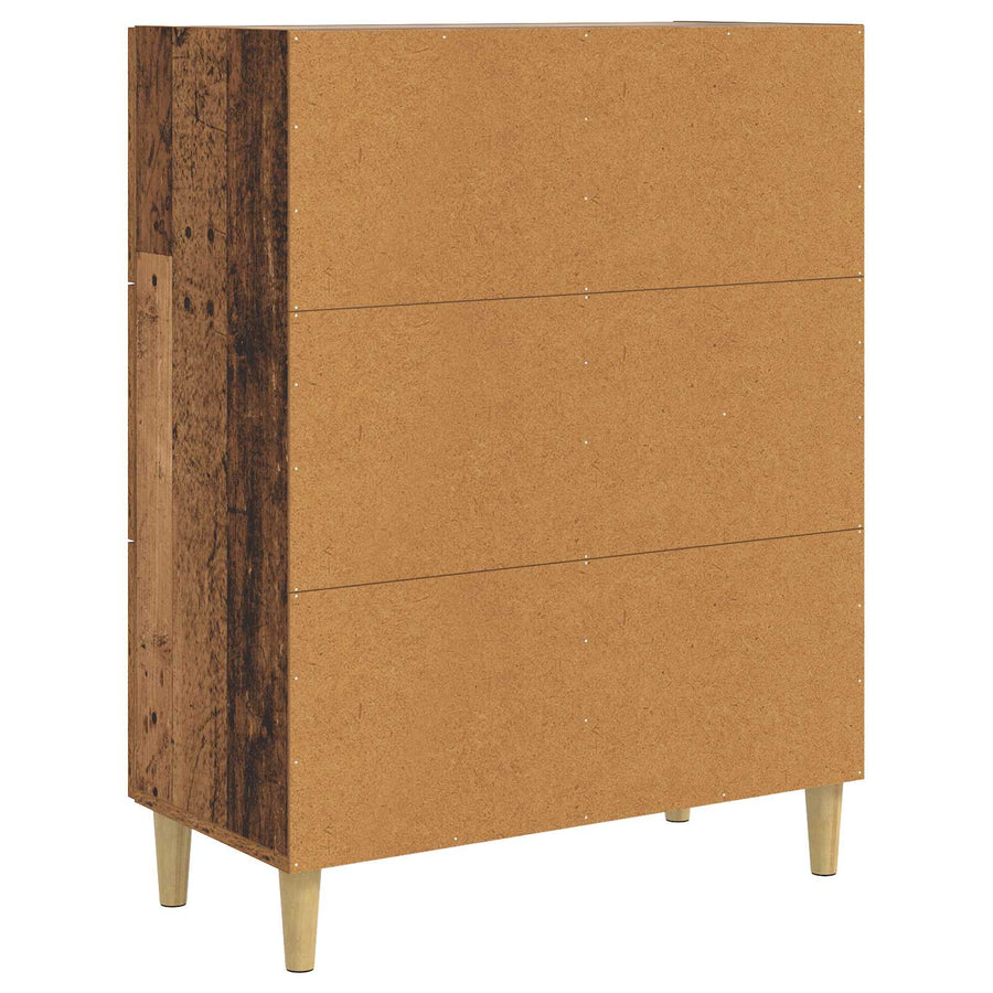 Dressoir Oud hout 69,5 x 34 x 90 cm Bewerkt hout