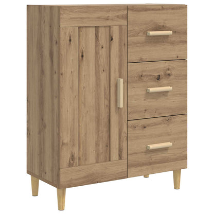 Dressoir Artisanaal eiken 69,5 x 34 x 90 cm Bewerkt hout