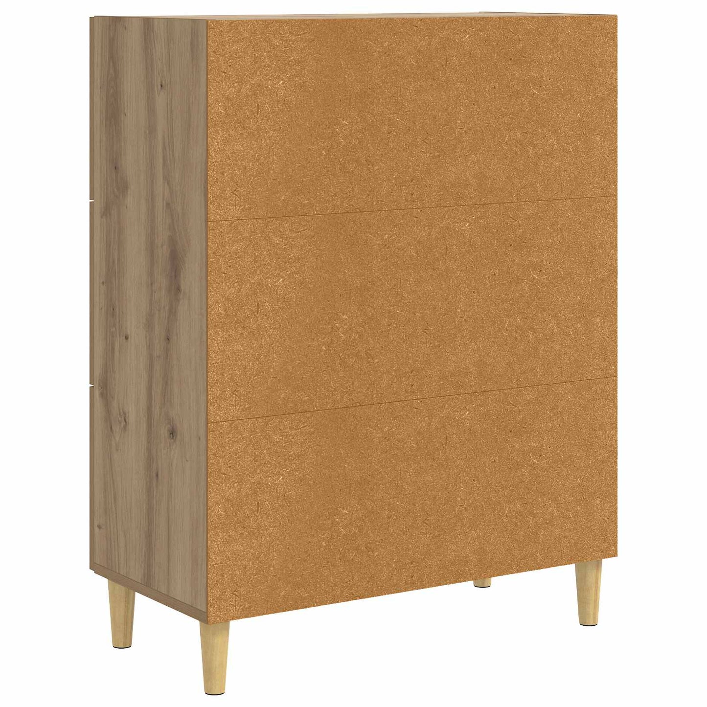 Dressoir Artisanaal eiken 69,5 x 34 x 90 cm Bewerkt hout