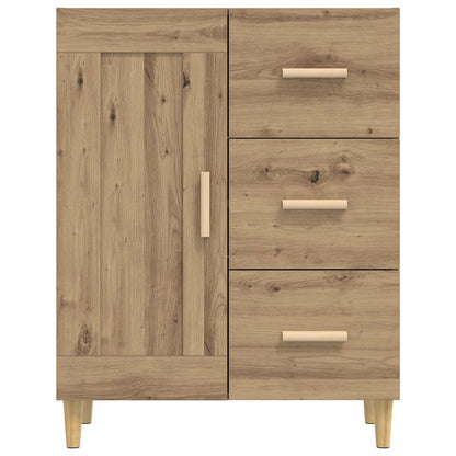 Dressoir Artisanaal eiken 69,5 x 34 x 90 cm Bewerkt hout