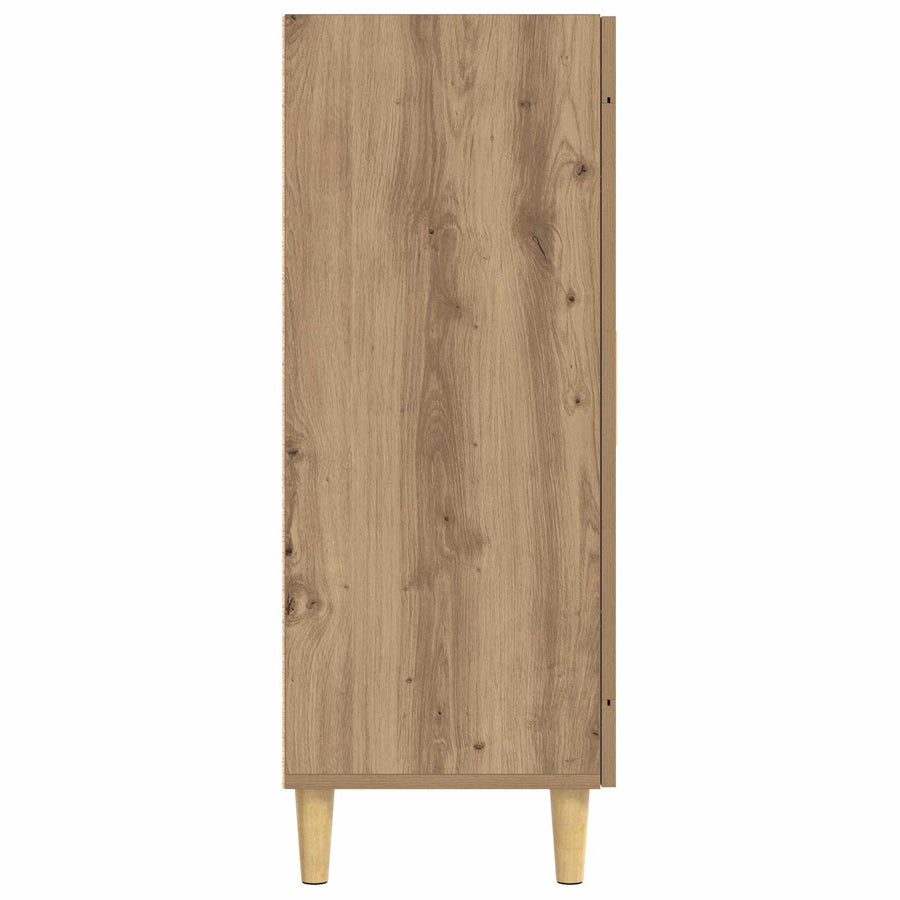 Dressoir Artisanaal eiken 69,5 x 34 x 90 cm Bewerkt hout