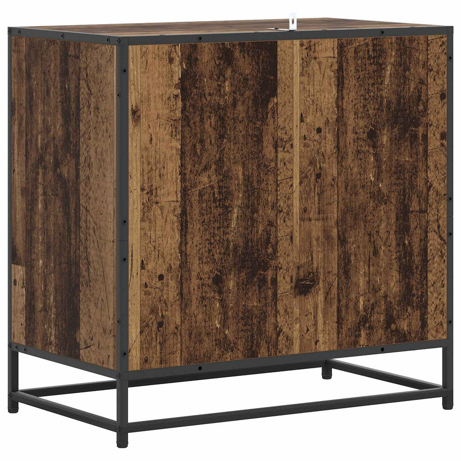 Ladenkast 3-Lade Oud hout 70 x 41 x 70 cm Bewerkt hout