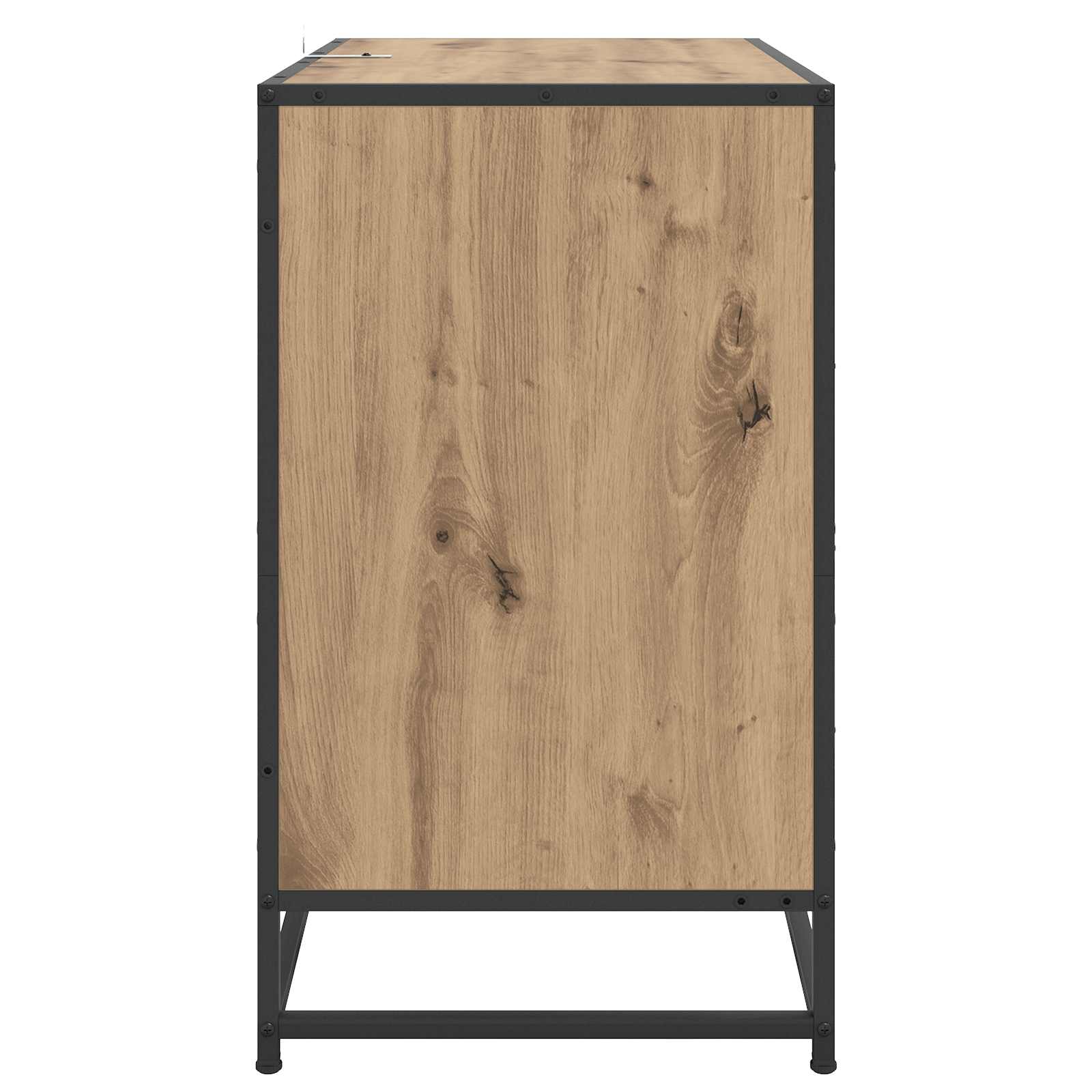 Ladenkast 3-Lade Artisanaal eiken 70 x 41 x 70 cm Bewerkt hout