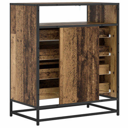 Ladenkast 4-Lade Oud hout 70 x 41 x 83,5 cm Bewerkt hout