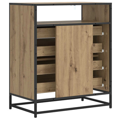 Ladenkast 4-Lade Artisanaal eiken 70 x 41 x 83,5 cm