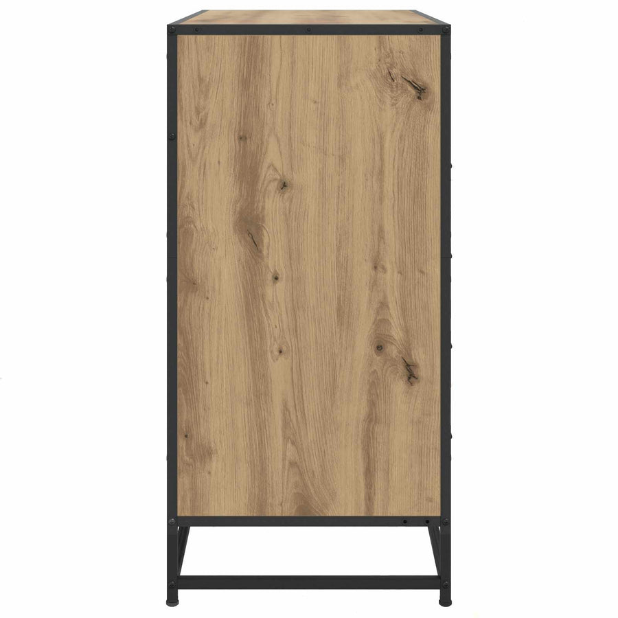 Ladenkast 4-Lade Artisanaal eiken 70 x 41 x 83,5 cm