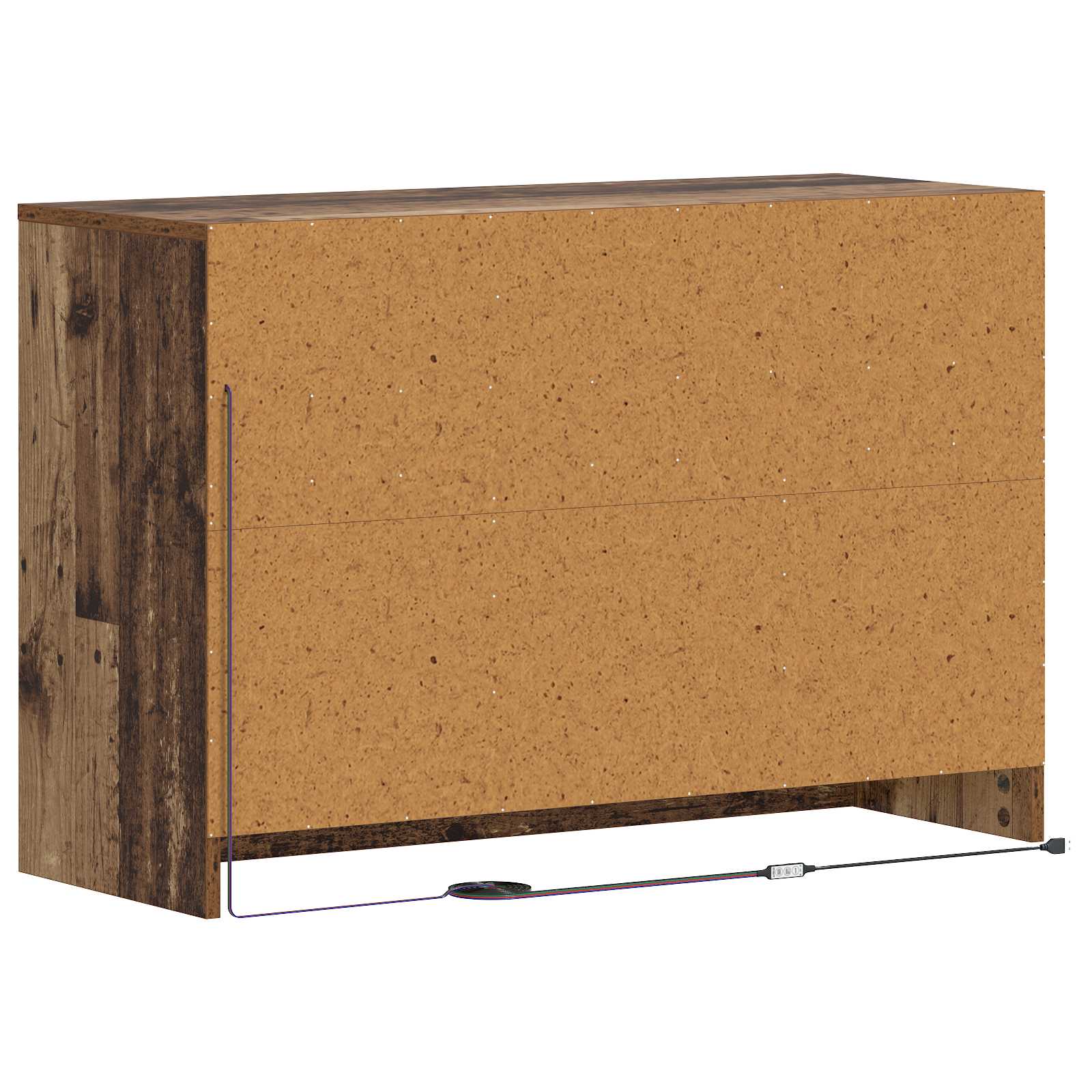 TV-kast 91 x 34 x 61 cm Oud hout Bewerkt hout