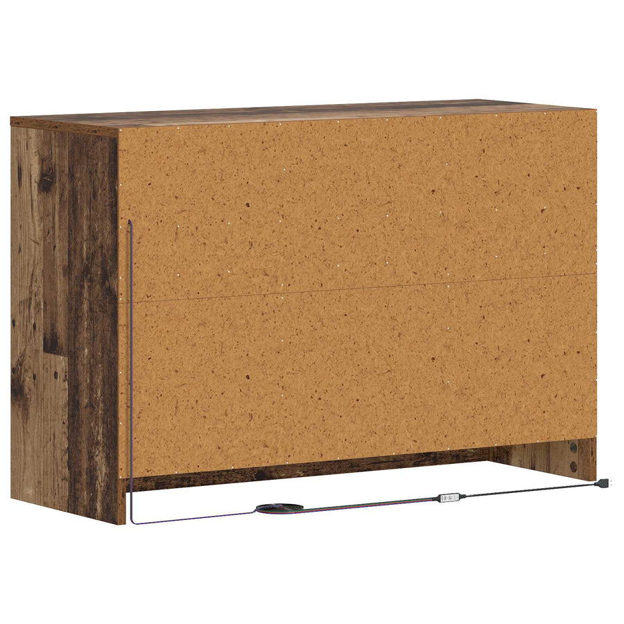 TV-kast 91 x 34 x 61 cm Oud hout Bewerkt hout