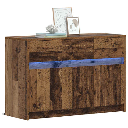 TV-kast 91 x 34 x 61 cm Oud hout Bewerkt hout