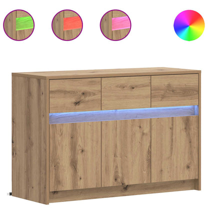 TV-kast 91 x 34 x 61 cm Artisanaal eiken Bewerkt hout