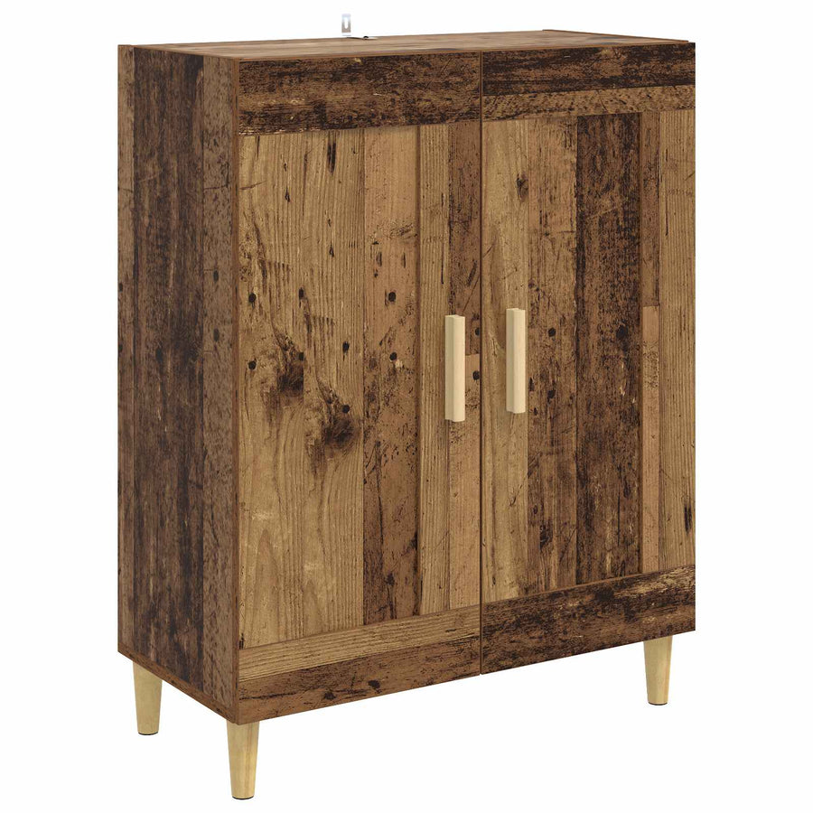 Dressoir Oud hout 69,5 x 34 x 90 cm Bewerkt hout