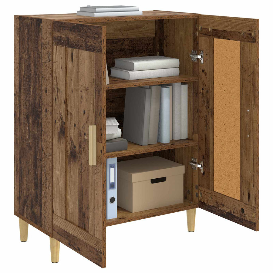 Dressoir Oud hout 69,5 x 34 x 90 cm Bewerkt hout