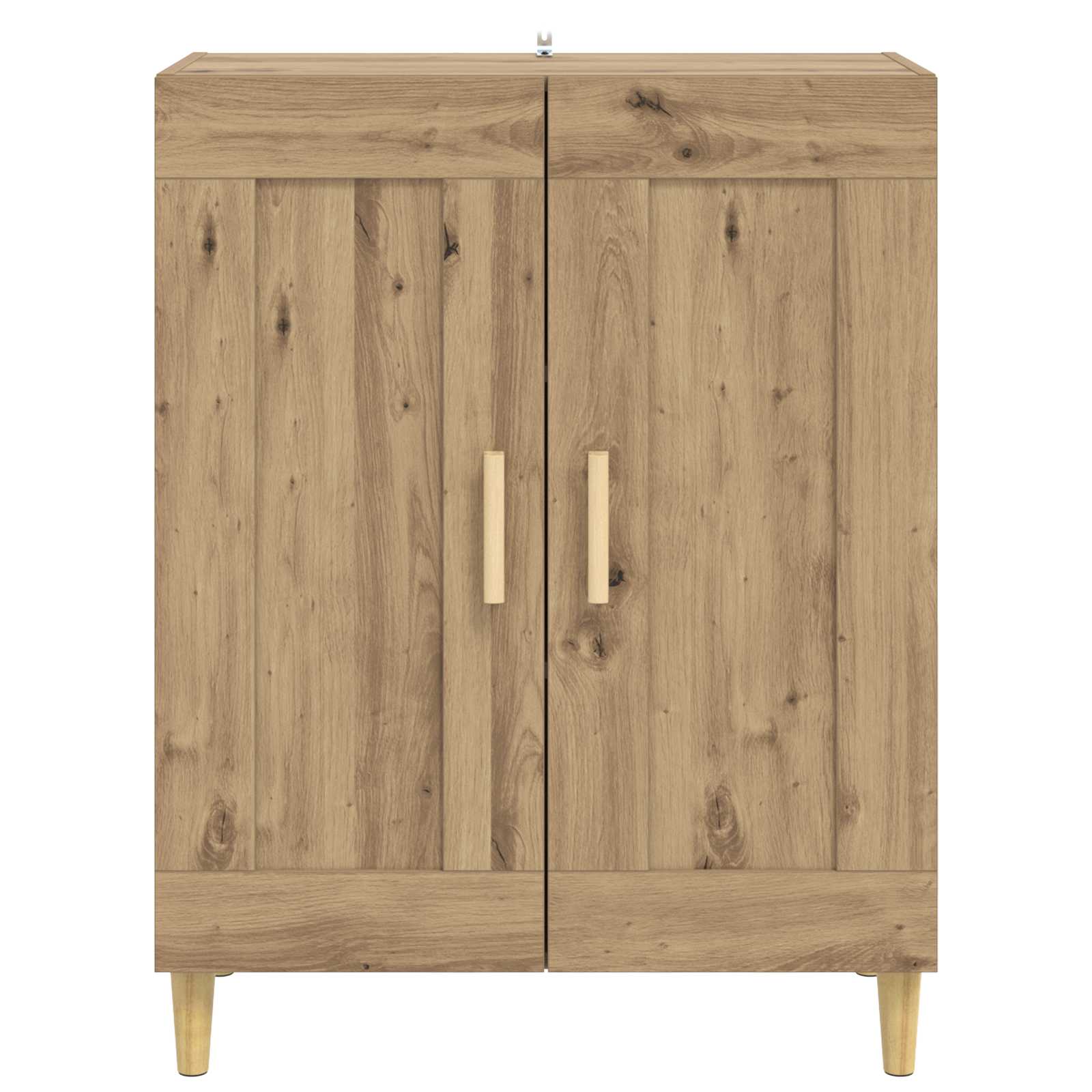 Dressoir Artisanaal eiken 69,5 x 34 x 90 cm Bewerkt hout