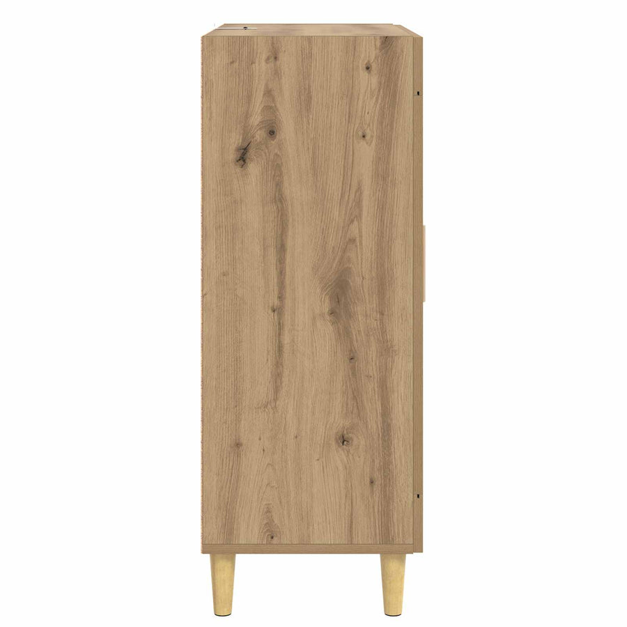 Dressoir Artisanaal eiken 69,5 x 34 x 90 cm Bewerkt hout