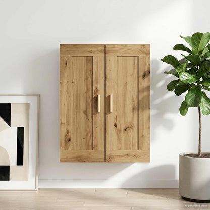 Wandkast Muurmontage Artisanaal eiken 69,5 x 34 x 90 cm