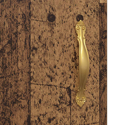 Wandkast Oud hout 34,5 x 34 x 90 cm Bewerkt hout