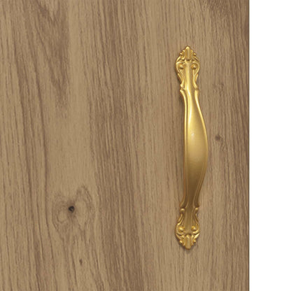 Wandkast Artisanaal eiken 34,5 x 34 x 90 cm Bewerkt hout