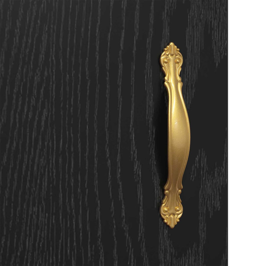 Wandkast Zwart eiken 34,5 x 34 x 90 cm Bewerkt hout