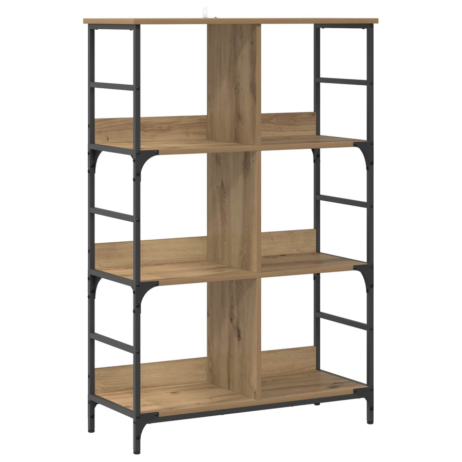 Boekenkast 4-laags 78,5 x 33 x 117,5 cm metaal PB