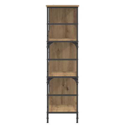 Boekenkast 4-laags 78,5 x 33 x 117,5 cm metaal PB